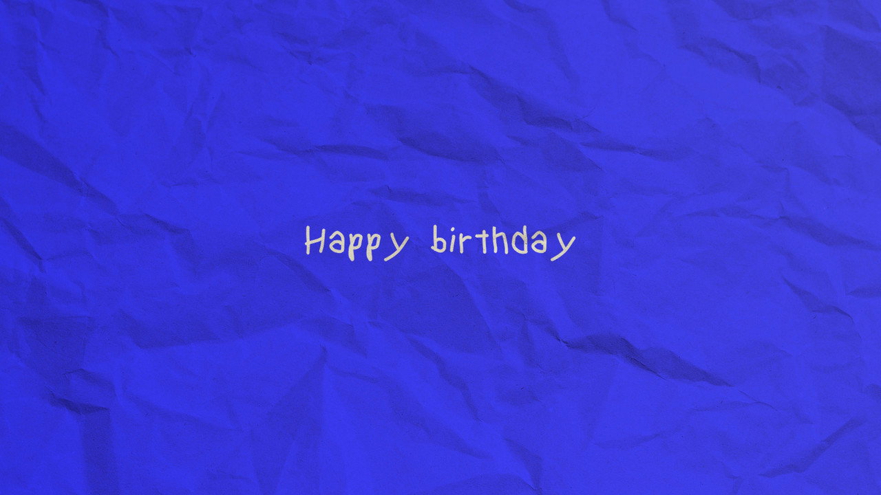 Happy birthday