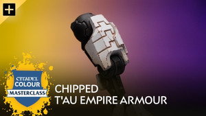 Chipped T'au Empire Armour
