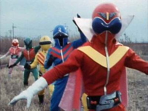 The Crimson Sun! The Invincible Gorengers