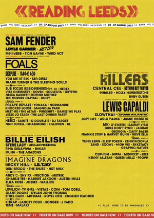 Reading + Leeds Festival 2023