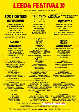 Reading + Leeds Festival 2019