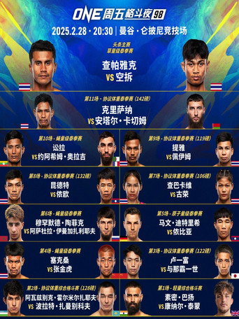ONE Friday Fights 98: Chartpayak vs. Kongchai