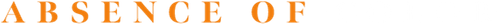Absence of Color. logo