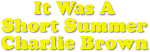 It Was a Short Summer, Charlie Brown logo