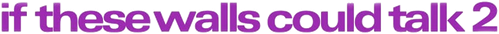 If These Walls Could Talk 2 logo