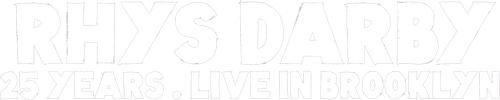 Rhys Darby: 25 Years logo