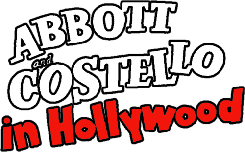 Bud Abbott and Lou Costello in Hollywood logo