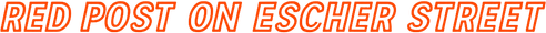 Red Post on Escher Street logo