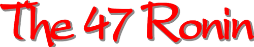 The 47 Ronin logo