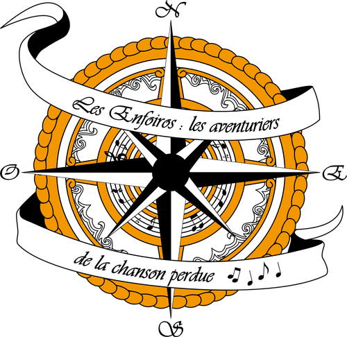 Les Enfoiros : les aventuriers de la chanson perdue logo
