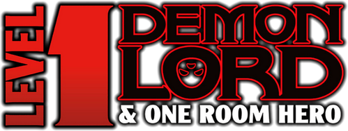 Level 1 Demon Lord & One Room Hero logo