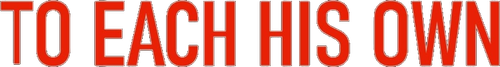 To Each His Own logo
