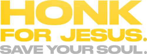 Honk for Jesus. Save Your Soul. logo