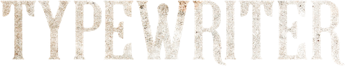Typewriter logo