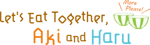 Let's Eat Together Aki and Haru: More Please! logo