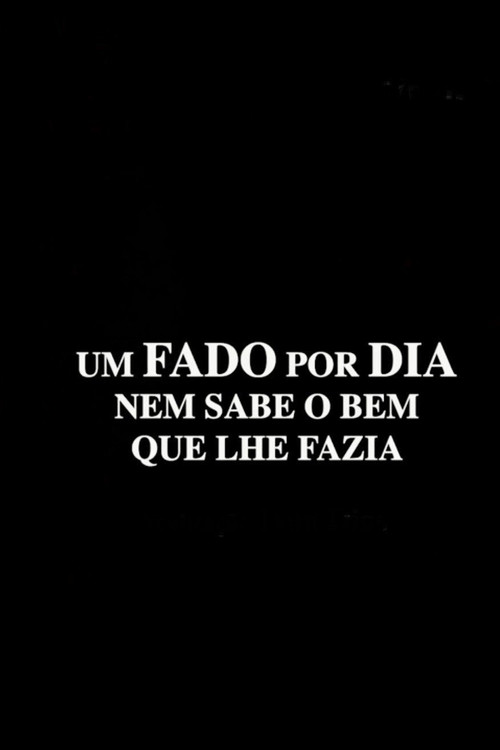 Um fado por dia nem sabe o bem que lhe fazia