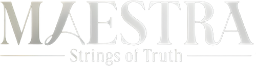 Maestra: Strings of Truth logo