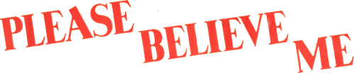 Please Believe Me logo