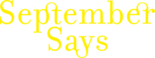 September Says logo