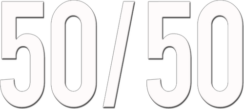 50/50 logo