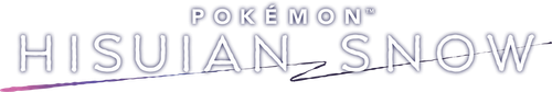 Pokémon: Hisuian Snow logo