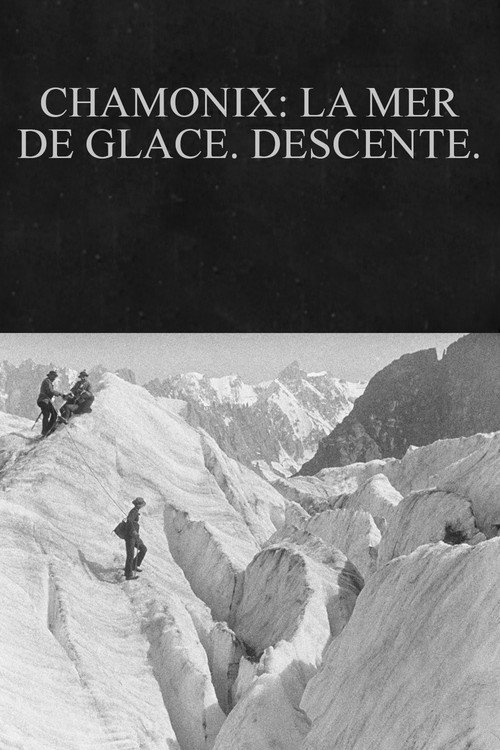 Chamonix: the Mer de Glace. Descent.