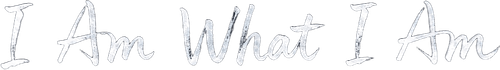 I Am What I Am logo