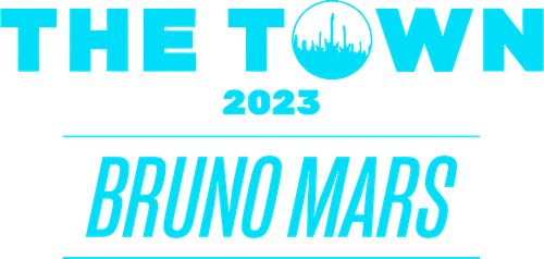 Bruno Mars The Town 2023 logo