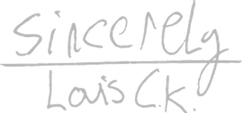 Sincerely Louis C.K. logo