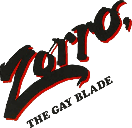 Zorro, The Gay Blade logo