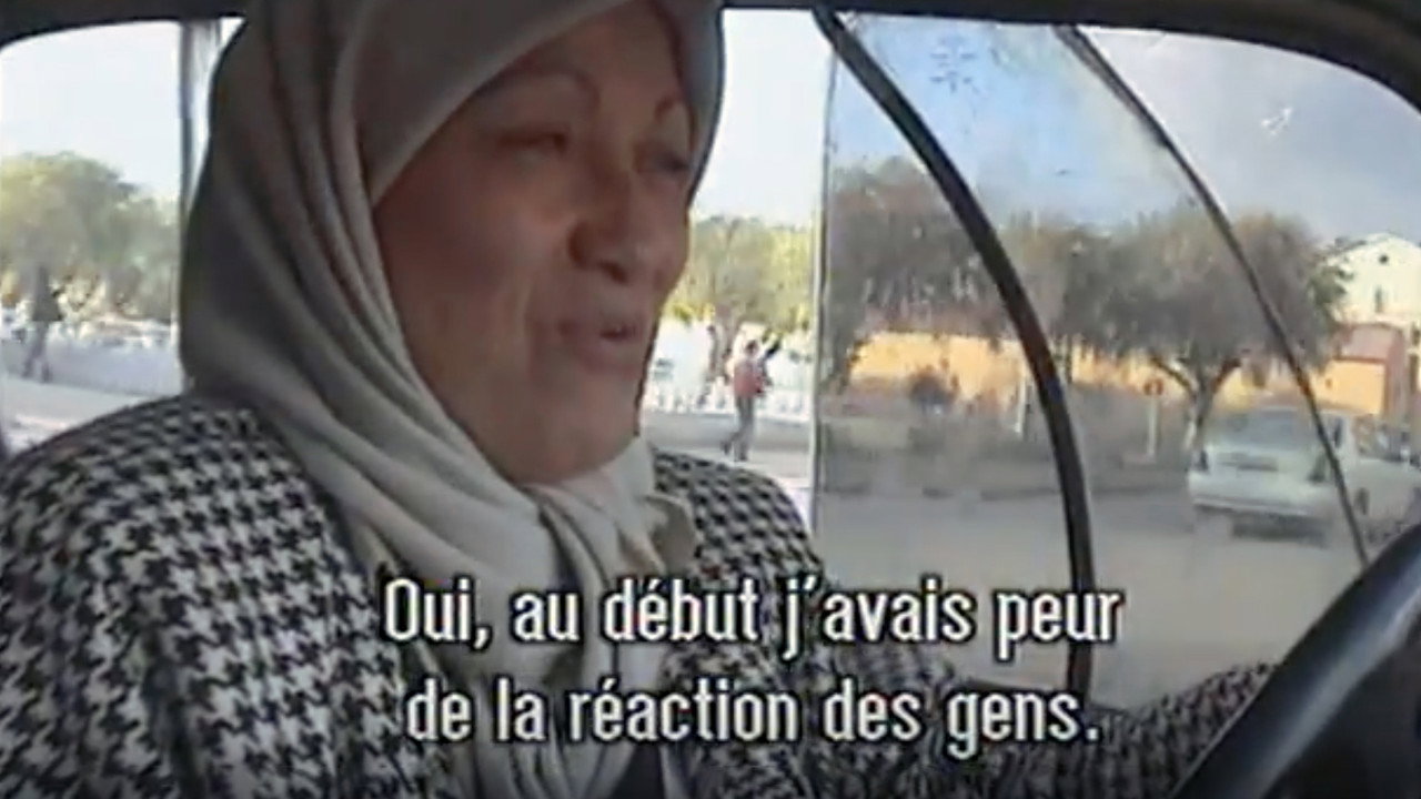 A Female Cabby in Sidi Bel-Abbès